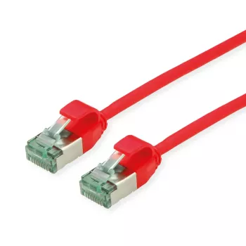 ROLINE RM kabel krosowy U/FTP Cat.6A/Class EA Slim czerwony 1m - FTP (21.45.3313)