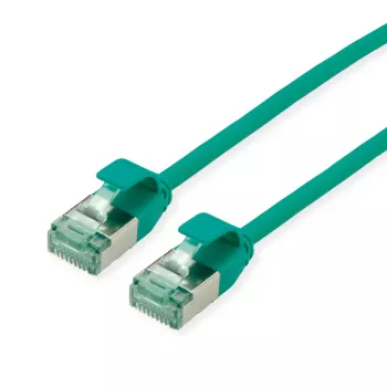 ROLINE RM U/FTP kabel krosowy Cat.6A Class EA Slim zielony 0,15m 21.45.3330
