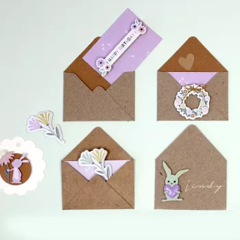 Artoz naklejki papierowe 3D kwiaty, 6 sztuk, samoprzylepne, różne wzory kwiatowe do rękodzieła, scrapbookingu, tworzenia kartek, dekoracji, wielokolorowe, matowe wykończenie 185600-222