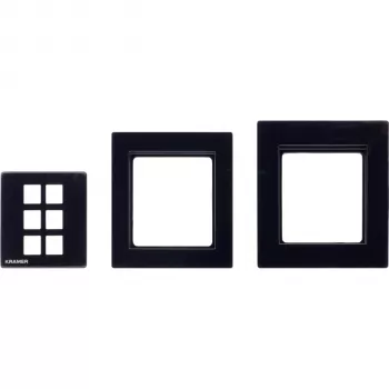 Kramer Electronics RC-206/RC-306 EU Panel Set 80/86 (B) - Czarny zestaw ramki i panelu przedniego dla wersji EU RC-206/RC-306 30-00020599
