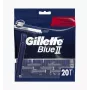 Gillette Blue II jednorazowe maszynki do golenia dla mężczyzn, 20 sztuk, podwójne ostrza z Lubrastrip 7702018466757