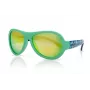 SHADEZ SHZ 44 Designer Leaf Print Green Junior Okulary przeciwsłoneczne dla dzieci 3-7 lat, UV400, nieroztłukujące się