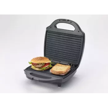 Ariete A1980 Opiekacz do kanapek i grill, 750 W, czarno-srebrny