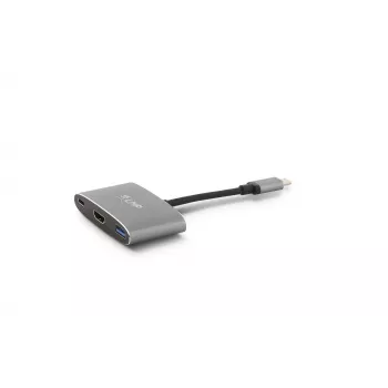 LMP USB-C Combo Hub - HDMI, 3x USB-A, USB-C PD 60W, 5Gbps, aluminiowy Space Grey dla MacBook 12 inch