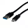 Kabel ROLINE RM USB 3.2 Gen 1, USB A-C, ST/ST, czarny, 3 m 11.45.9013