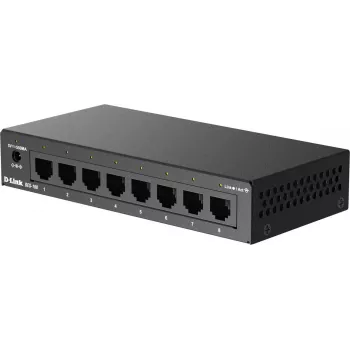 D-Link DES-108/V/E 8-portowy niezarządzalny przełącznik Fast Ethernet do biurka
