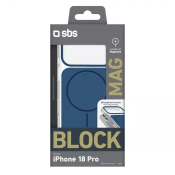 Etui SBS Block Case do iPhone 18 Pro kompatybilne z MagSafe - niebieskie