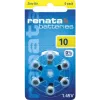 Bateria do aparatów słuchowych Renata ZA10 Zinc-Air PR70 105 mAh 1,4 V 6-pak ZA10.DP6 0HG