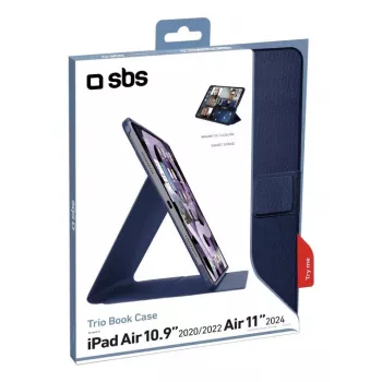 Etui folio SBS Book Pro dla iPad Air 11 inch 2024 / 10.9 inch 2022 i 2020 - niebieskie TABKPROIPAIR10924B