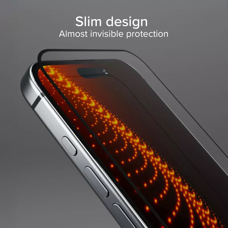SBS Mobile szkło hartowane szkło ochronne do Apple iPhone 16 / iPhone 15 / iPhone 15 Pro – twardość 9H, odporne na zarysowania, oleofobowe, bez pęcherzy, 1 sztuka TED3OSCRGLIP1661