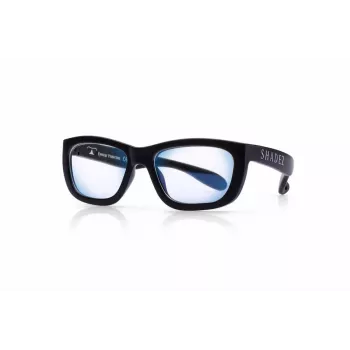 SHADEZ Blue Light Black Teeny Okulary dla dzieci blokujące niebieskie światło, 3-7 lat