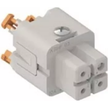 ILME CKSHF03 Wkładka żeńska 3P+PE srebrna SQUICH 10A 400V