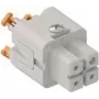 ILME CKSHF03 Wkładka żeńska 3P+PE srebrna SQUICH 10A 400V