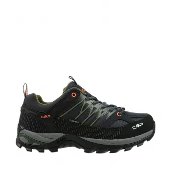 CMP Buty trekkingowe męskie Rigel Low - Antracyt/Pomarańczowy Fluo, EU 43