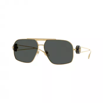 Okulary przeciwsłoneczne damskie Versace VE2269-100287 złote/szare 60/14/140 mm