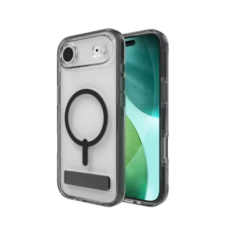 Etui ZAGG Santa Cruz Snap KS z podstawką do iPhone Air kompatybilne z MagSafe (Jet Black)
