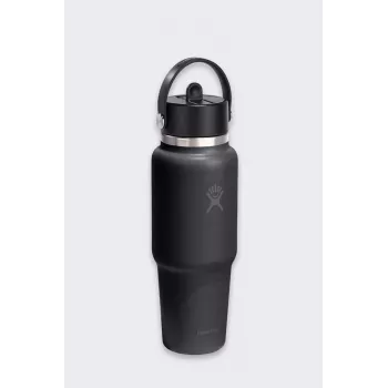 Hydro Flask 32 Oz Wide Flex Straw Travel Bottle (946 ml) – Czarny