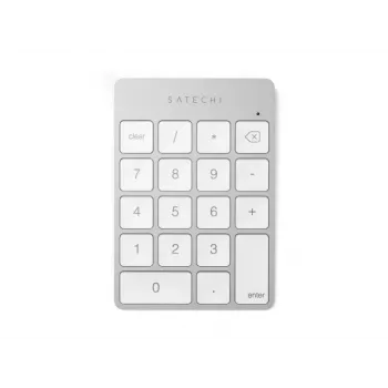 Satechi Slim Wireless Keypad – bezprzewodowa klawiatura numeryczna Bluetooth, srebrna