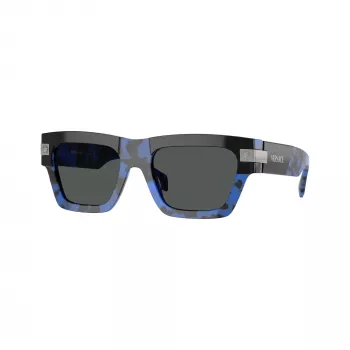 Okulary przeciwsłoneczne damskie Versace VE4464-545887, kocie oczy, czarno-szare, 55mm