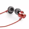 AIWA ESTM-50RD Stereofoniczny zestaw słuchawkowy dokanałowy z mikrofonem, czerwony