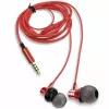 AIWA ESTM-50RD Stereofoniczny zestaw słuchawkowy dokanałowy z mikrofonem, czerwony