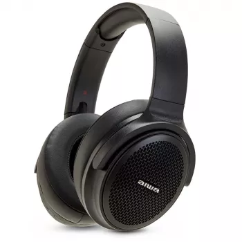 AIWA HST-250BT/BK Bezprzewodowe słuchawki dokanałowe z HyperBass, Bluetooth 5.0, IPX4, czarne