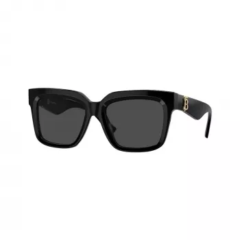 Okulary przeciwsłoneczne damskie Burberry BE4419-300187, czarna oprawka, szare soczewki, 54mm
