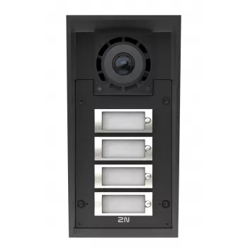 2N IP Force 2.0 IP wideodomofon z 4 przyciskami przywołania, IP69K, kamera HD 9151304C