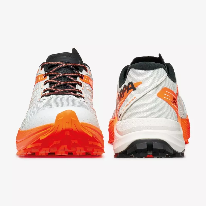 Buty do biegania w terenie Scarpa Spin Ultra 2 - Ice Orange/Fluo Yellow - EU 46