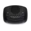 AIWA CR-09J Radiobudzik FM z podwójnym alarmem, wyświetlacz LED, czarny