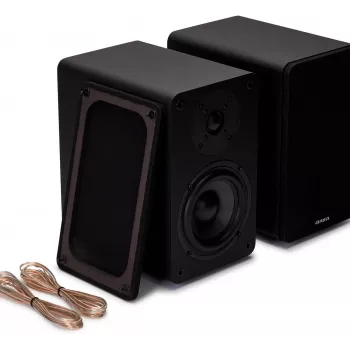 AIWA Hi-Fi 2.0 Aktywne Kolumny Podstawkowe 2x70W RMS, Czarne