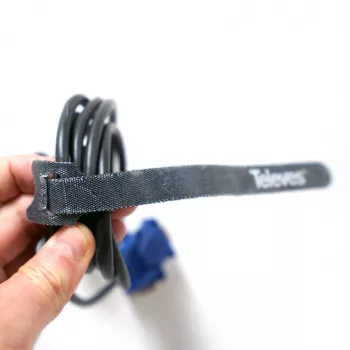 Televes KBL Opaski rzepowe do kabli, 10 szt., czarne, 15 mm x 250 mm 200102
