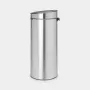 Kosz na śmieci Brabantia Touch Bin 30L, stal matowa