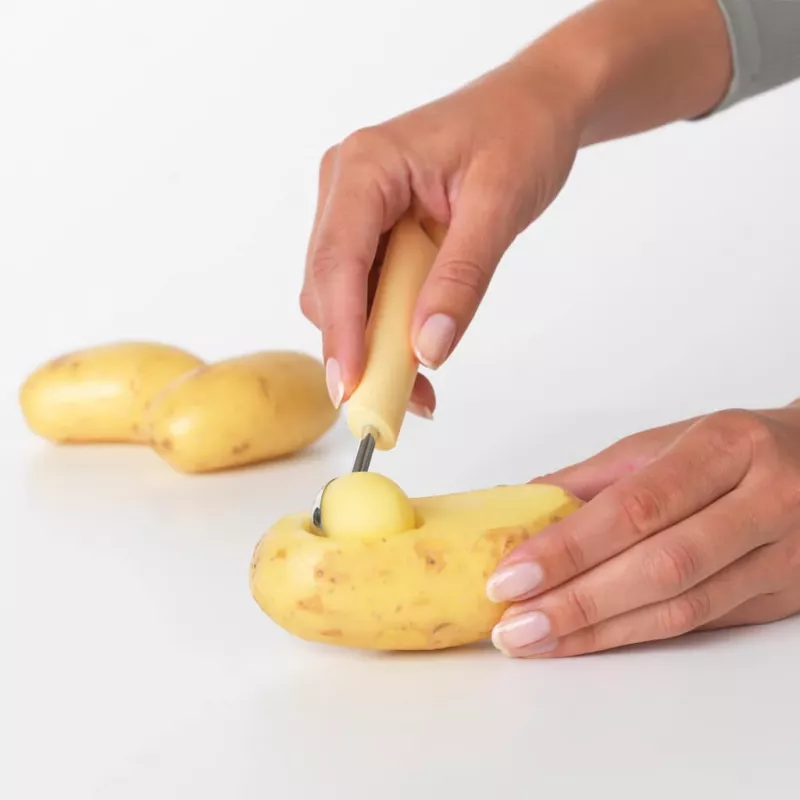 Brabantia Łyżka do melona, waniliowy żółty