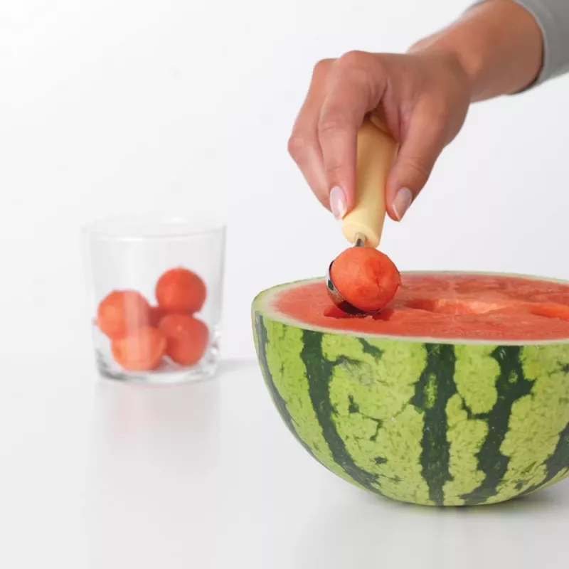 Brabantia Łyżka do melona, waniliowy żółty