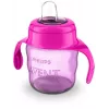 Philips AVENT Easy Sip kubek treningowy z uchwytami, 6M+, 200 ml, silikonowy ustnik, różowy