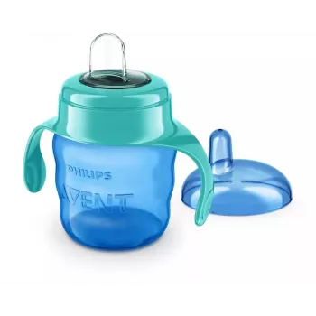 Philips AVENT Easy Sip kubek treningowy z uchwytami, 6M+, 200ml, silikonowy ustnik, zielony