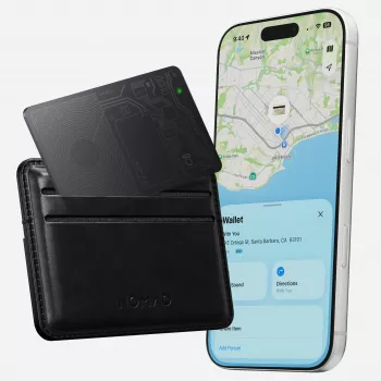 NOMAD Tracking Card V2 – Karta lokalizująca do portfela zgodna z Apple Find My (czarna)