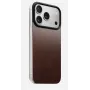 NOMAD Magnetyczne Skórzane Plecy dla iPhone 17 Pro Kompatybilne z MagSafe Skóra Horween Rustic Brown