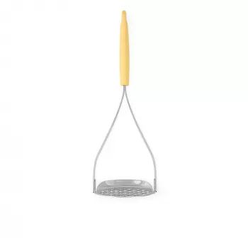 Brabantia Tłuczek do ziemniaków i łyżka do serwowania, waniliowy żółty