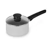 Brabantia Indu+ Rondel 16 cm Nieprzywierający, 1,5 L, Indukcja, Czarny
