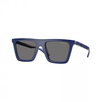 Damskie okulary przeciwsłoneczne Versace Cat Eye VE4468U545081 Czarny Szary 53/18/140 mm