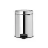 Brabantia NewIcon 5L kosz na pedały Brilliant Steel