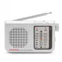AIWA RS-55/SL Przenośne analogowe radio kieszonkowe AM/FM, szare