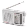 AIWA RS-55/SL Przenośne analogowe radio kieszonkowe AM/FM, szare