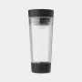 BRABANTIA Make & Take Podróżny Kubek do Herbaty, 0,36 L, Ciemnoszary