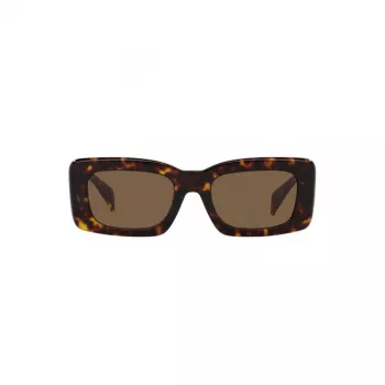 Okulary przeciwsłoneczne damskie Versace VE4444U10873, oprawki Havana, brązowe gradientowe soczewki, 54/21/140 mm