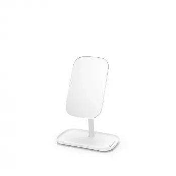 Lustro ścienne z tacą BRABANTIA ReNew, białe