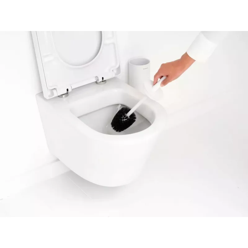 Brabantia ReNew Szczotka toaletowa z uchwytem, Mineral White
