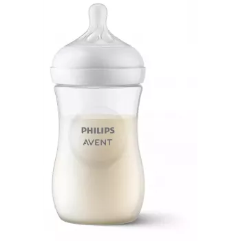 Butelka dla niemowląt Philips AVENT Natural Response 260 ml, smoczek średni przepływ, 1m+